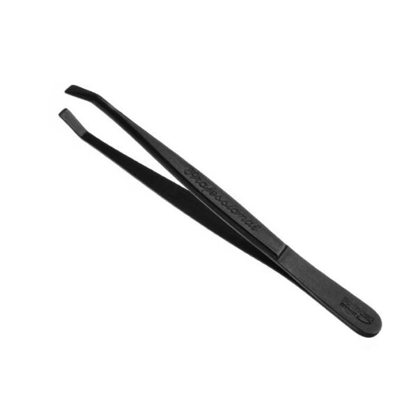 Pinza depilar grande negra 9cm